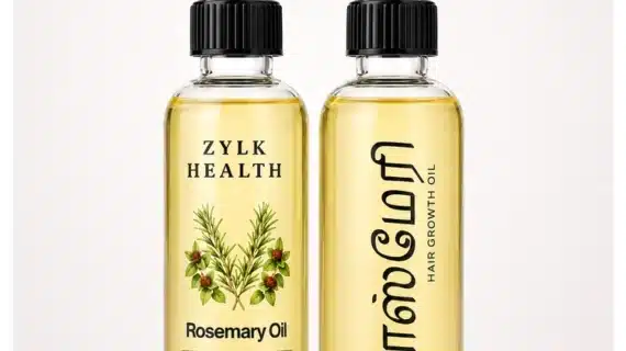 Zylk Rosemary & Peppermint Hair Oil for Hair Growth and Healthy Scalp