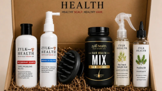 Zylk Anti-Dandruff & Hair Regrowth Kit | Clear Scalp, Stronger Hair