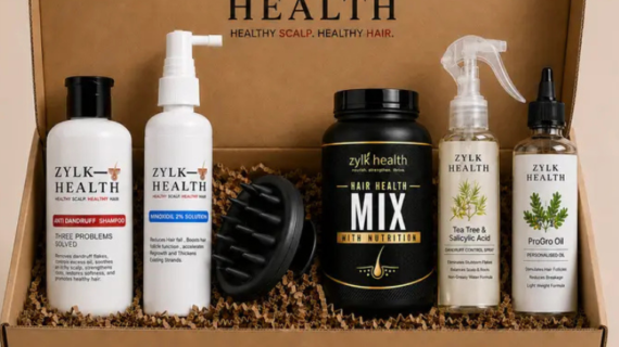 Zylk 2% Minoxidil Hair Growth & Anti-Dandruff Kit | Complete Scalp Care