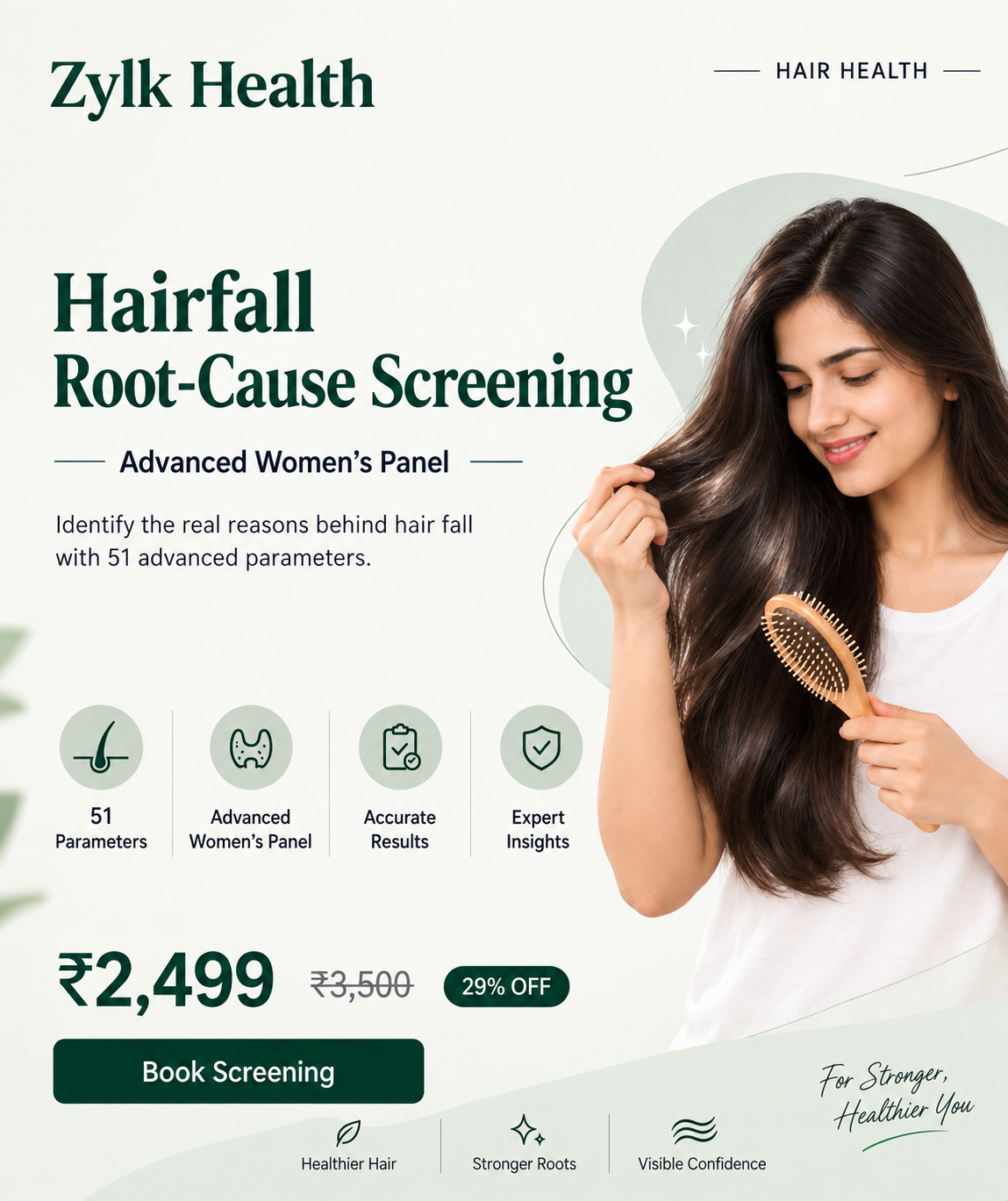 Zylk Hairfall Root-Cause Screening – Advanced Women's Panel